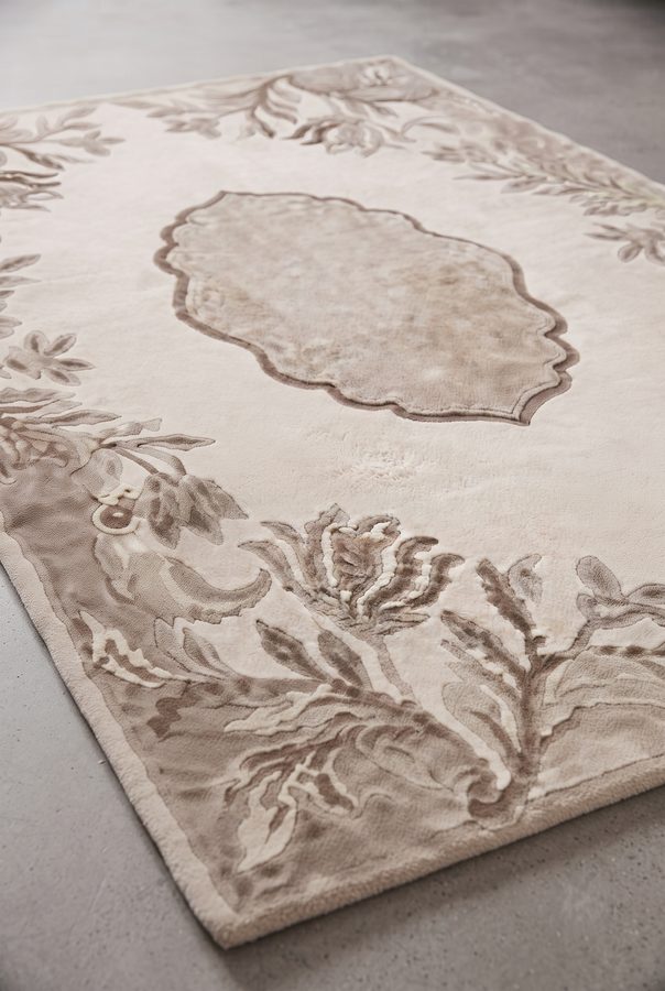 Champagne Aubusson — close-up texture detail