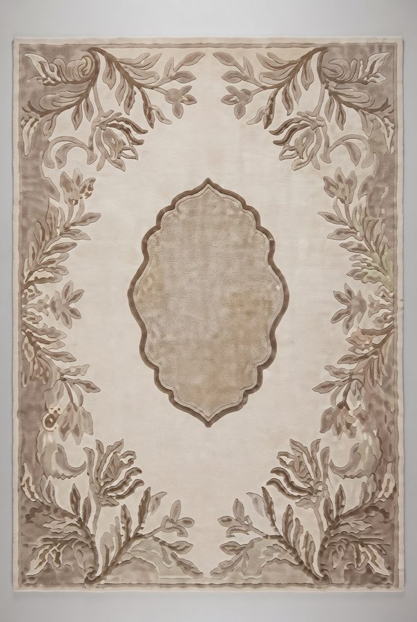 Champagne Aubusson — hand-tufted rug
