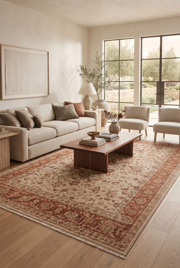 Copper Medallion — styled in a room