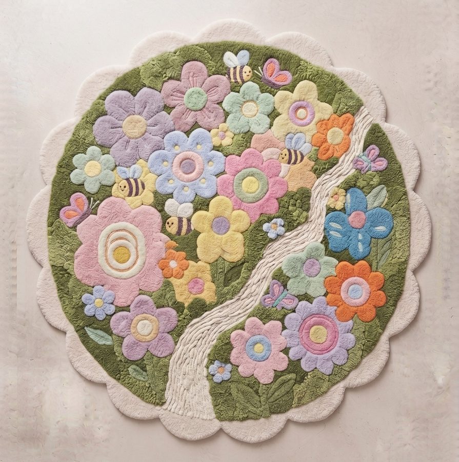 Flower Garden — hand-tufted rug