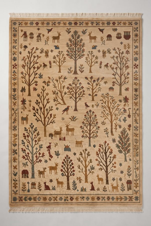 Forest Folk — hand-tufted rug