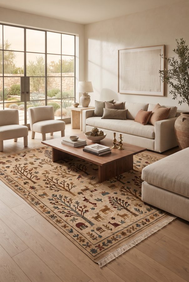 Forest Folk rug in a child's room