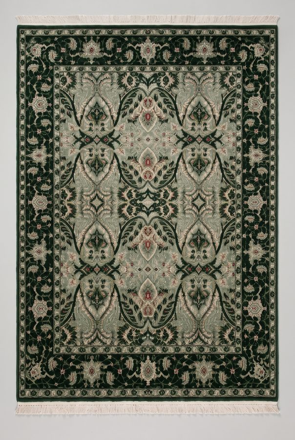 Juniper Medallion — hand-tufted rug