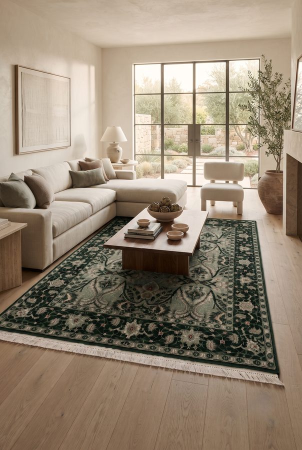 Juniper Medallion — styled in a room