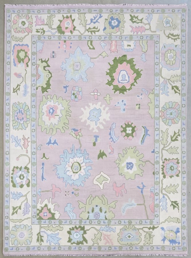 Lilac Meadow — hand-tufted rug
