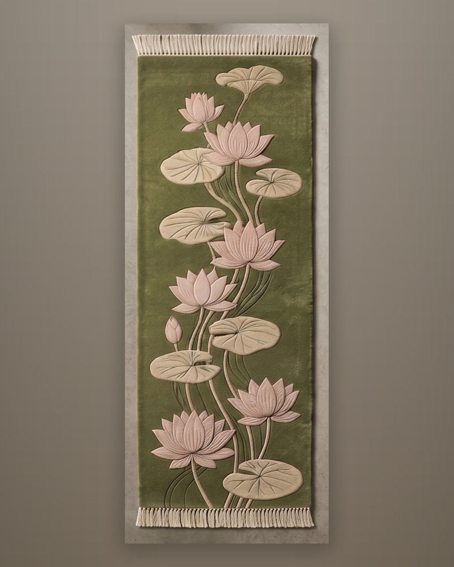 Lily Pond Trail — hand-tufted rug