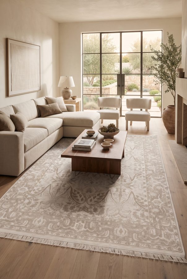 Parchment Patina — styled in a room