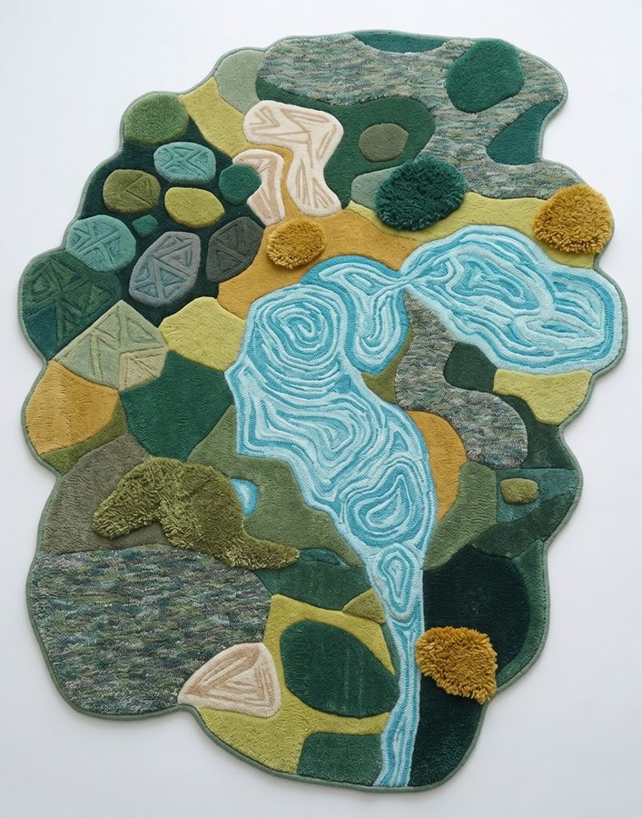 River Song — hand-tufted rug