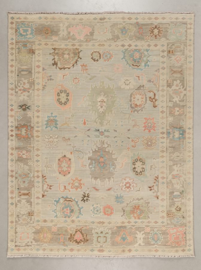 Sage Oushak — hand-tufted rug
