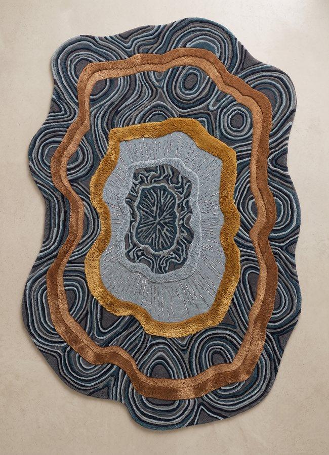 Slate Agate — hand-tufted rug