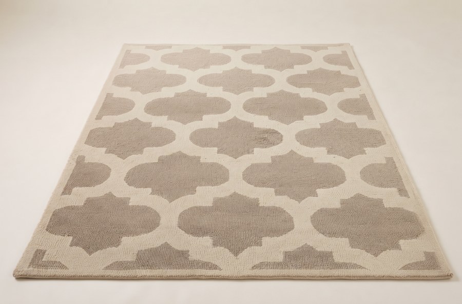 Quatrefoil Trellis — hand-tufted rug, Diwali sale