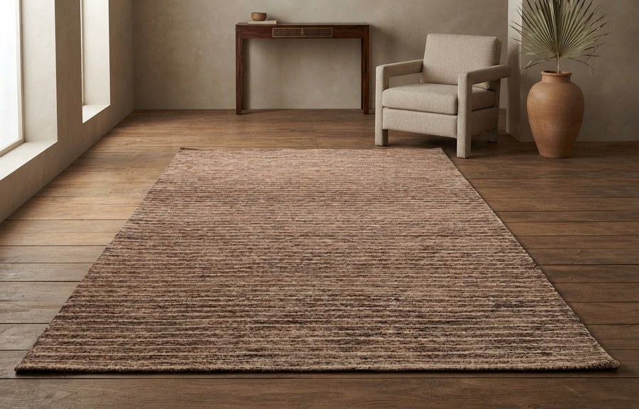 Ribbed Flatweave Runner — hand-tufted rug, Diwali sale