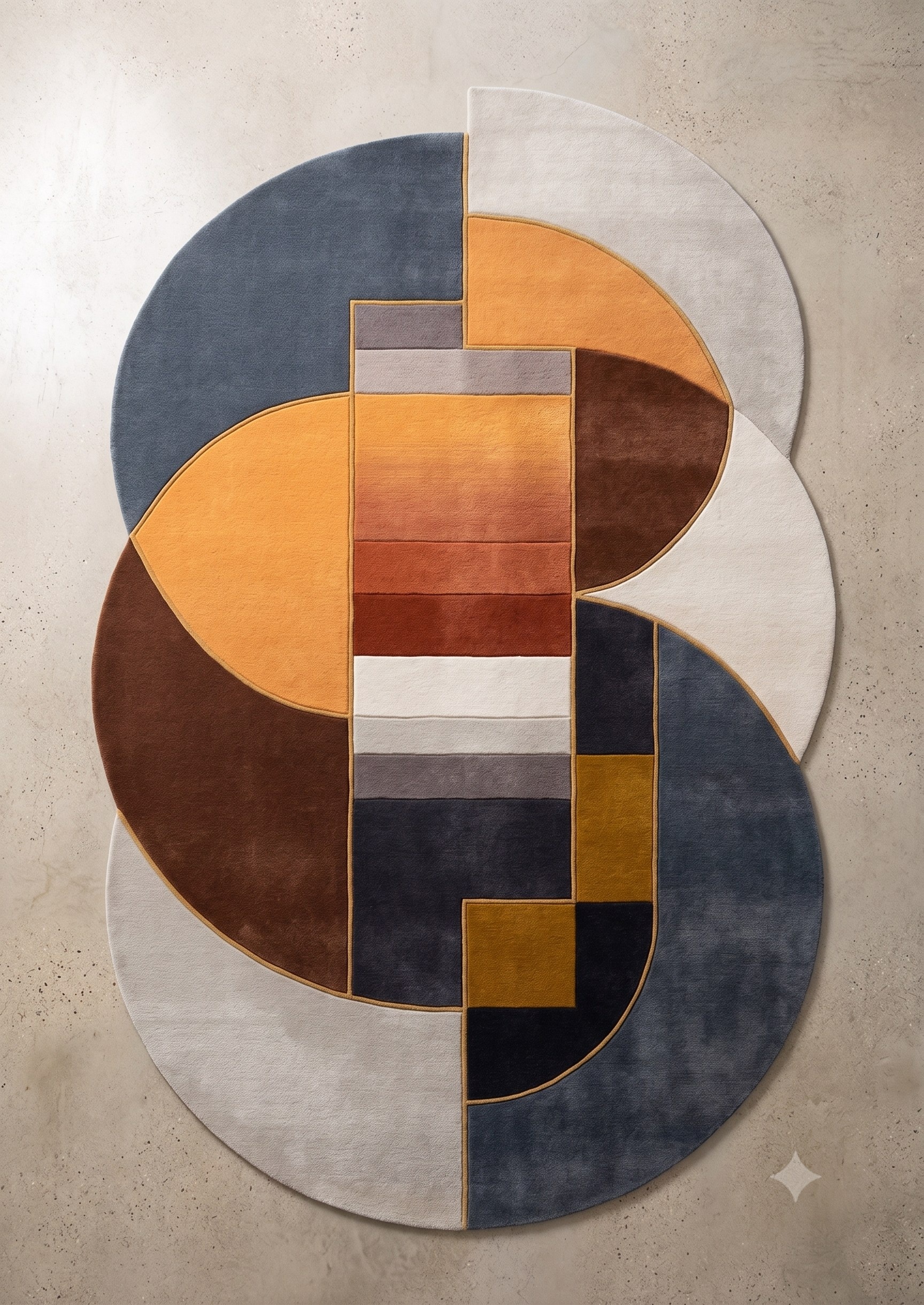 Detail of a House of Souravi hand-tufted rug